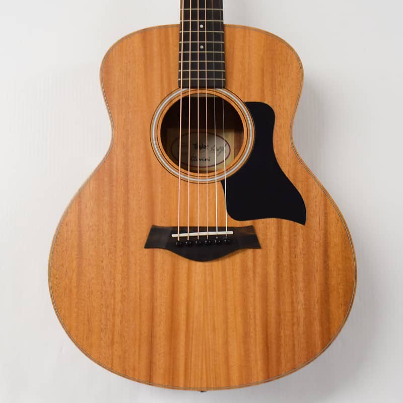 Taylor GS Mini Mahogany Acoustic Guitar – Natural with Black Pickguard –  The House of Guitars®