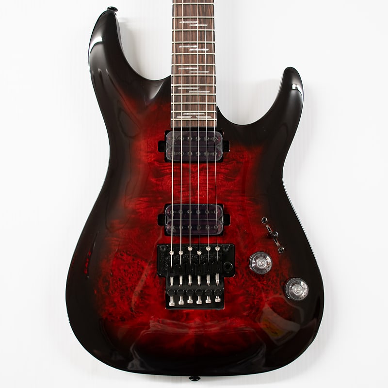 Schecter Omen Elite-6 FR Electric Guitar – Black Cherry Burst