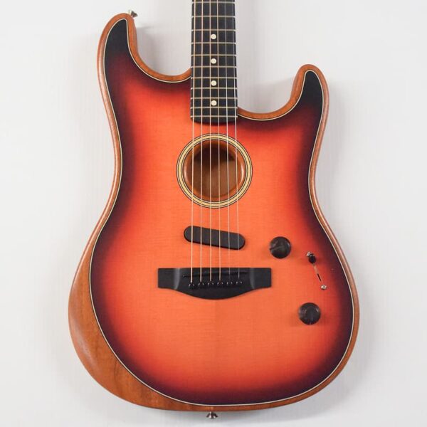 Fender American Acoustasonic Stratocaster Acoustic-electric Guitar - 3 Color Sunburst