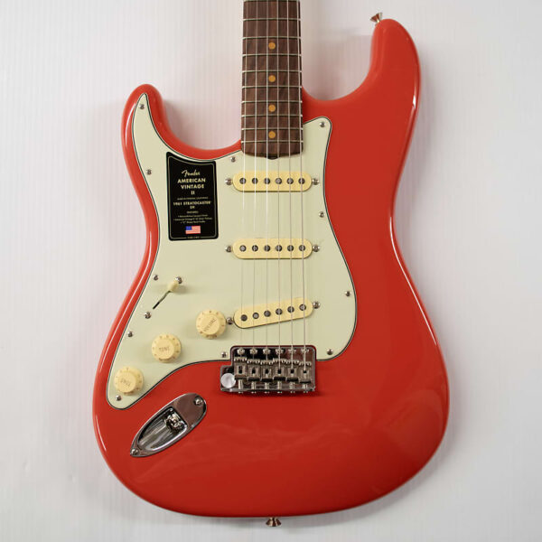 Fender American Vintage II 1961 Stratocaster Left-handed Electric Guitar - Fiesta Red