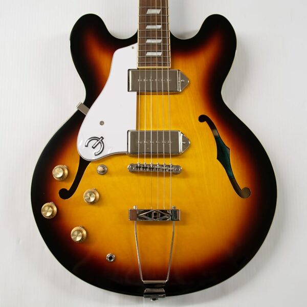 Epiphone Casino Hollowbody Left-handed Electric Guitar - Vintage Sunburst