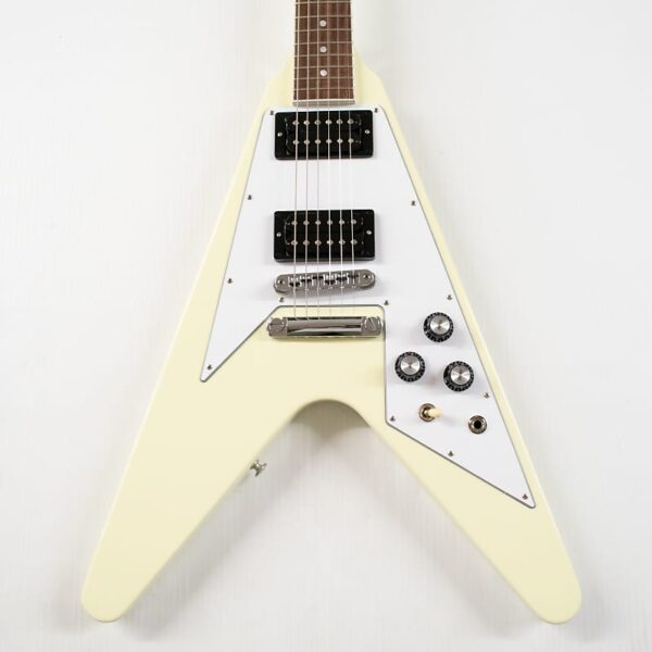 Gibson 70s Flying V Electric Guitar - Classic White