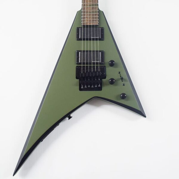 Jackson X Series Rhoads RRX24 - Matte Army Drab with Black Bevels