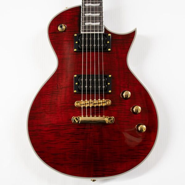 ESP LTD EC-1000T CTM Electric Guitar - See-thru Black Cherry