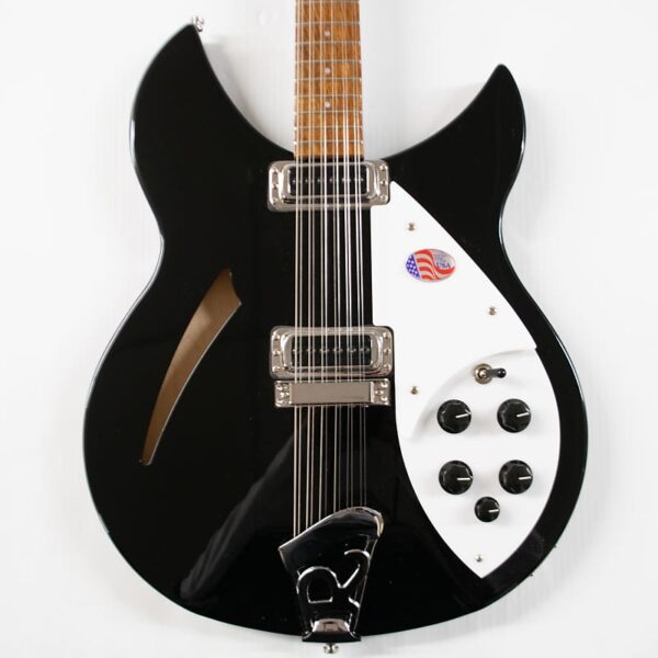 Rickenbacker 330/12 Semi-hollow 12-string Electric Guitar - Jetglo