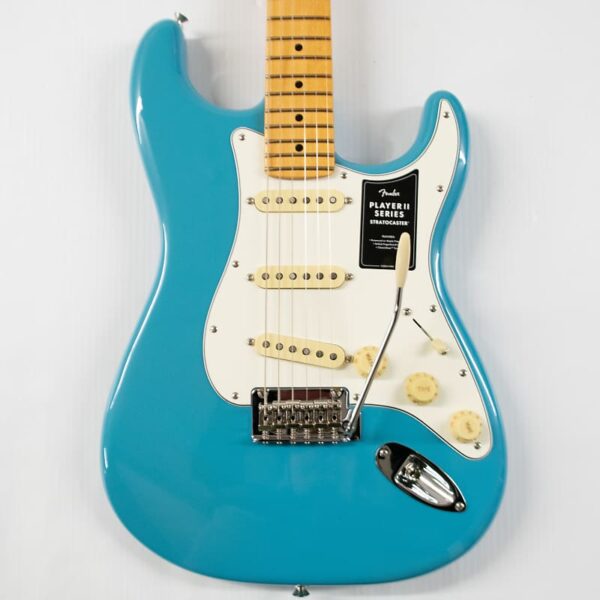 Fender Player II Stratocaster Electric Guitar - Aquatone Blue with Maple Fingerboard