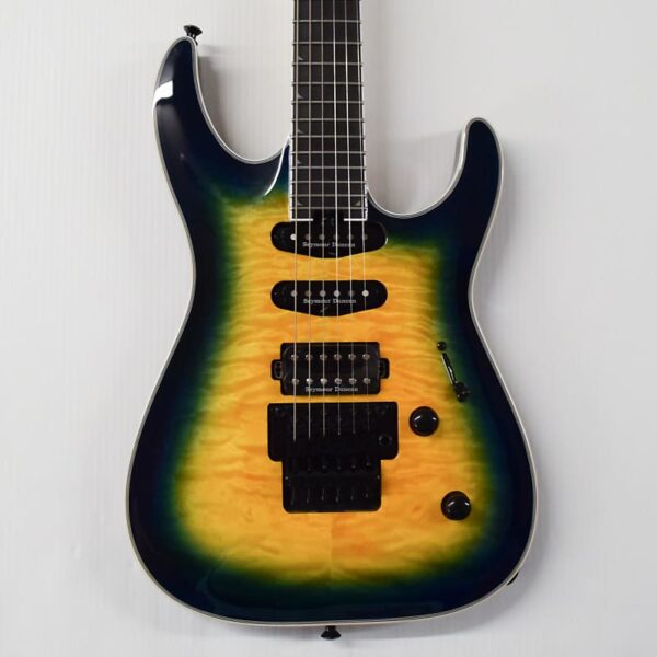 Jackson  Pro Plus Series Soloist SLA3Q - Ebony Fingerboard, Amber Blue Burst
