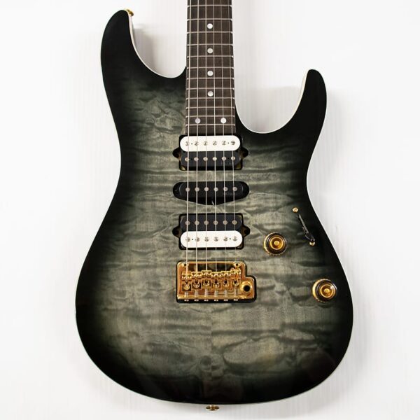 Ibanez Premium AZ47P1QM Electric Guitar - Black Ice Burst