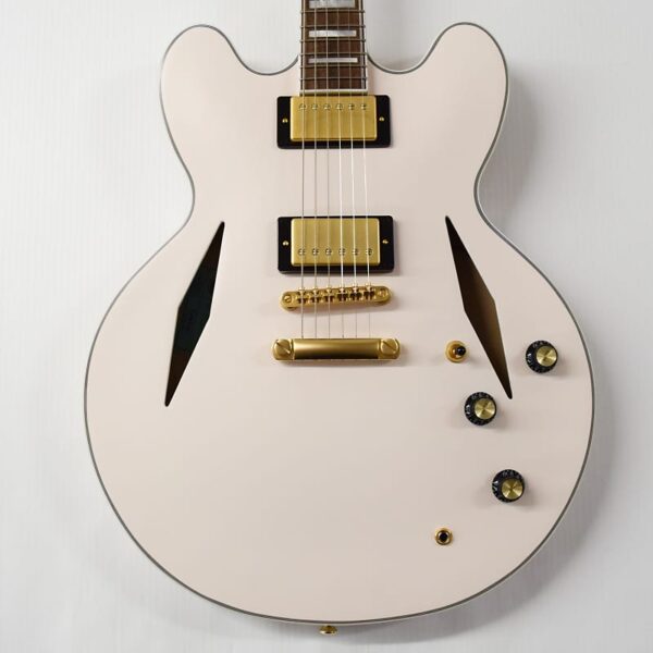 Epiphone Emily Wolfe "White Wolfe" Sheraton Semi-Hollow Electric Guitar - Aged Bone White