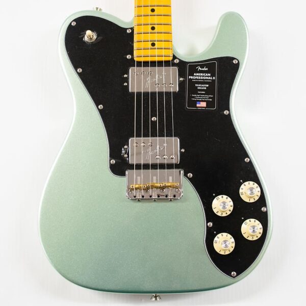Fender American Professional II Telecaster Deluxe - Mystic Surf Green with Maple Fingerboard