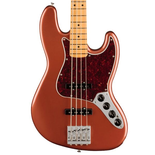 Fender Player Plus Active Jazz Bass - Aged Candy Apple Red with Maple Fingerboard