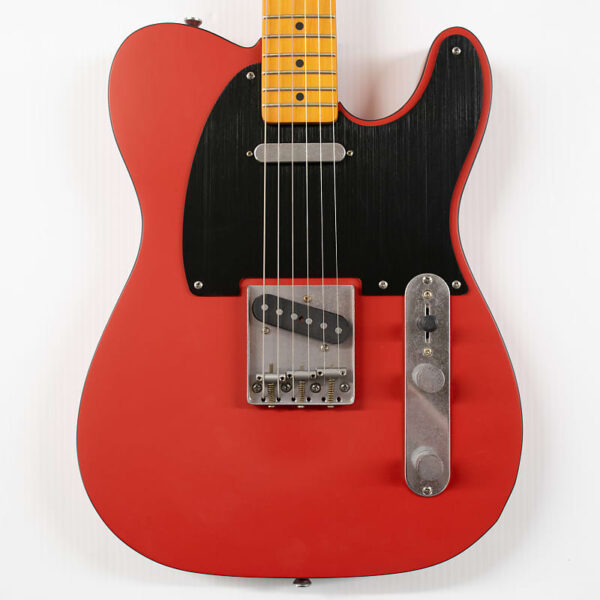 Squier 40th Anniversary Telecaster Electric Guitar, Vintage Edition - Satin Dakota Red with Maple Fingerboard