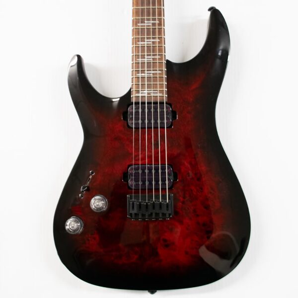 Schecter Omen Elite-6 Left-handed Electric Guitar - Black Cherry Burst