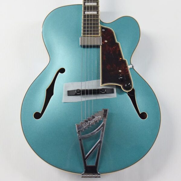 D'Angelico Premier Series EXL-1 Hollowbody Electric Guitar with Stairstep Tailpiece - Ocean Turquoise