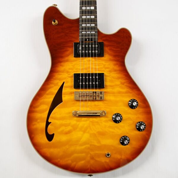 EVH SA-126 Special Quilted Maple Semi-hollowbody Electric Guitar - Tobacco Burst