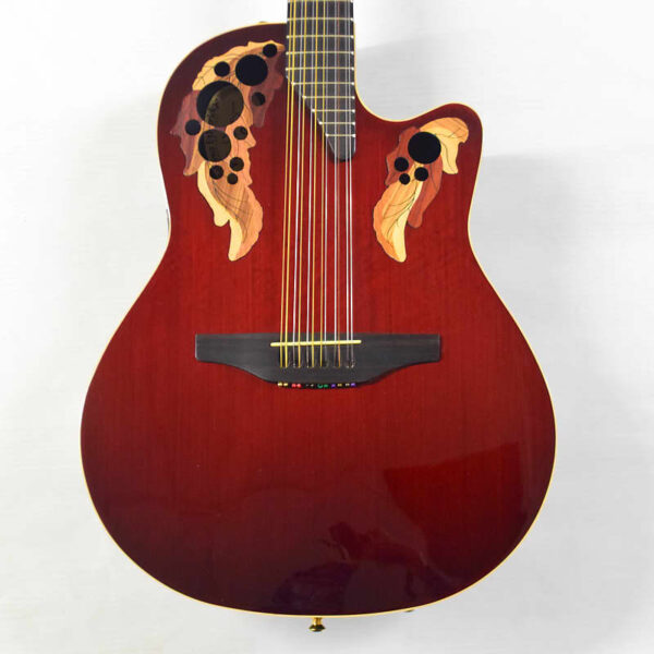 Ovation Melissa Etheridge Signature 12-String - Ruby Red Burst