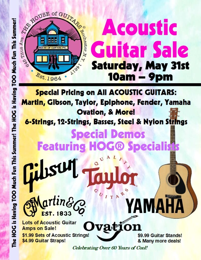 Acoustic Day & Sale