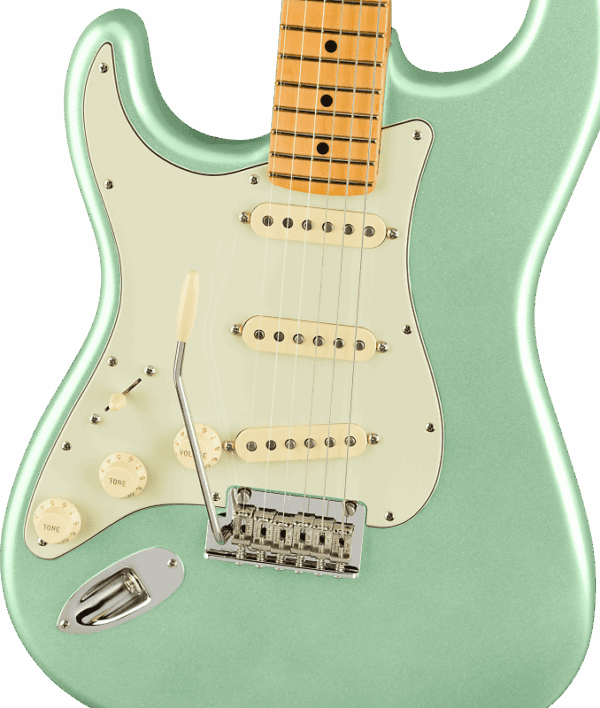 Fender American Professional II Stratocaster® Left-Hand (DEMO) - Mystic Surf Green