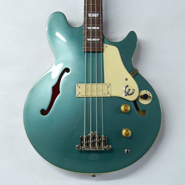 Epiphone Jack Casady Signature Bass with Laurel Fretboard - Faded Pelham Blue
