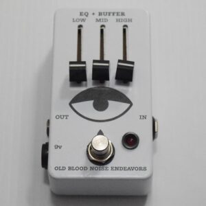 Old Blood Noise Endeavors 3-Band EQ + Buffer With Sliders Effects Pedal White