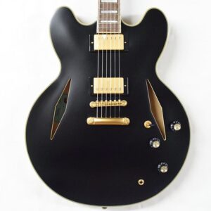 Epiphone Emily Wolfe Sheraton Stealth Semi-Hollow 2022 Black Aged Gloss