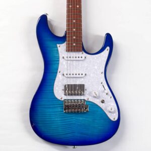 Ibanez Standard AZ22S1F Electric Guitar - Transparent Turquoise Burst