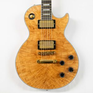 Gibson House of Guitars Custom Les Paul Burl Top 5 Piece Figured Maple Neck Natural Gloss GH