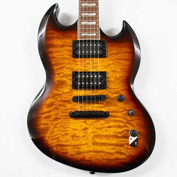ESP LTD Viper-256 Electric Guitar - Dark Brown Sunburst