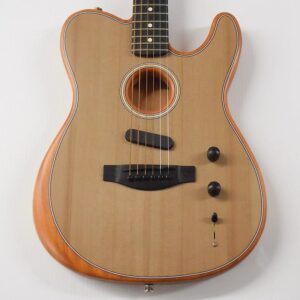Fender Acoustasonic Telecaster Ebony Fingerboard Acoustic-Electric Guitar - Sonic Gray