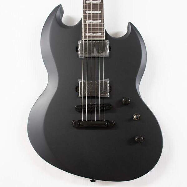 ESP LTD Viper-1000 Baritone Electric Guitar - Black Satin