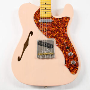 Fender American Professional II Telecaster Thinline Electric Guitar - Transparent Shell Pink with Maple Fingerboard