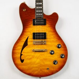EVH SA-126 Special Quilted Maple Semi-hollowbody Electric Guitar - Tobacco Burst