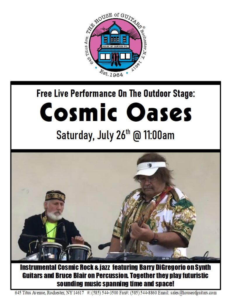 Cosmic Oases Live Performance