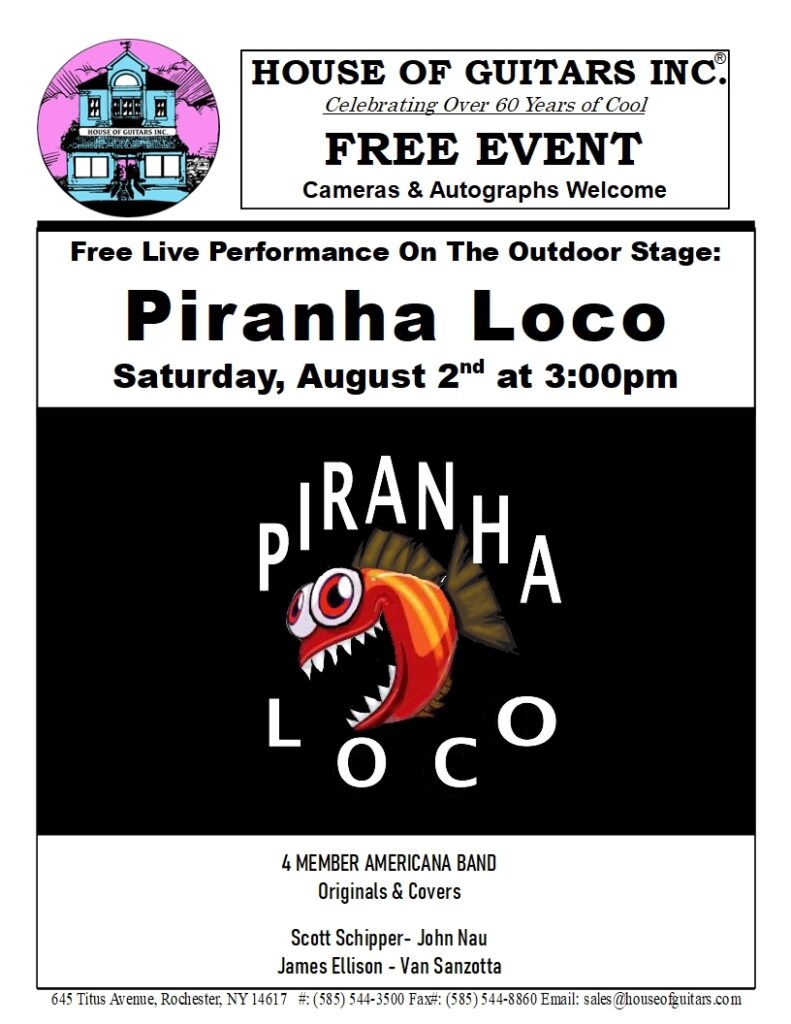 Piranha Loco Live Performance