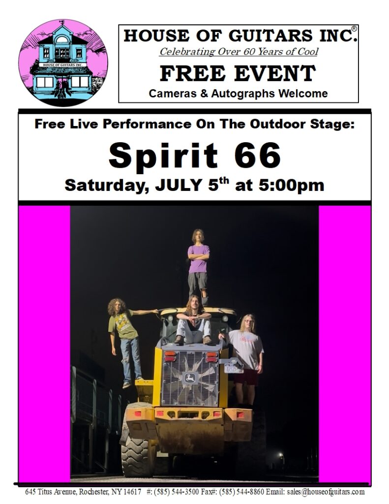 Spirit 66 Live Performance