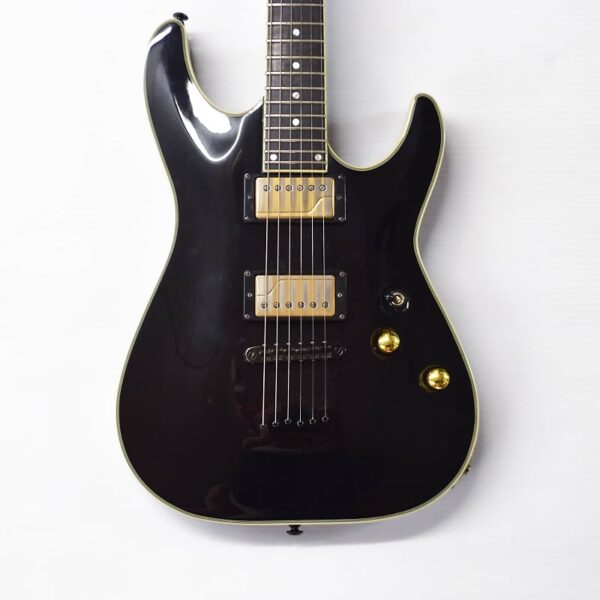 Schecter C-1 Jolly Roger - Black