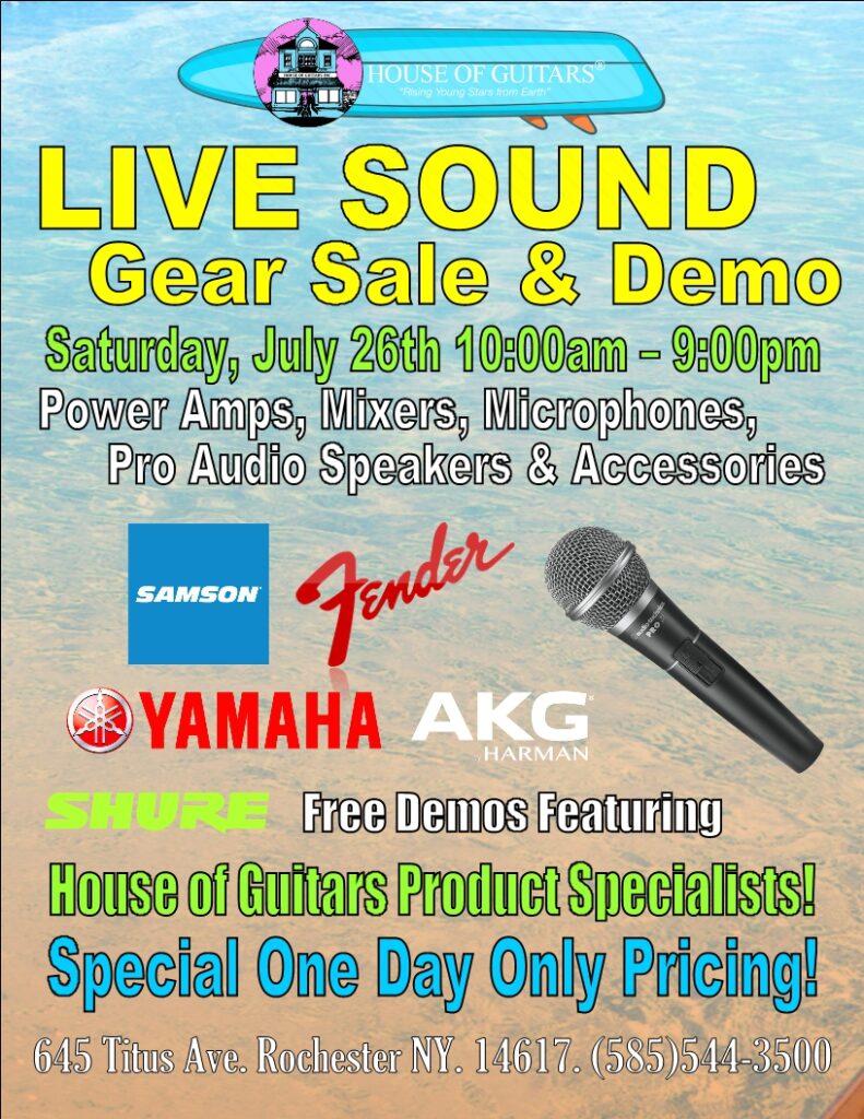 Live Sound Sale