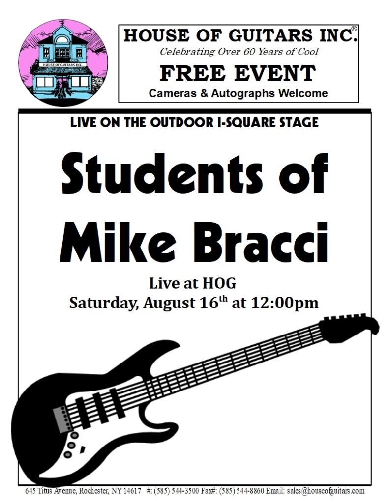 Students of Mike Bracci Live Concert