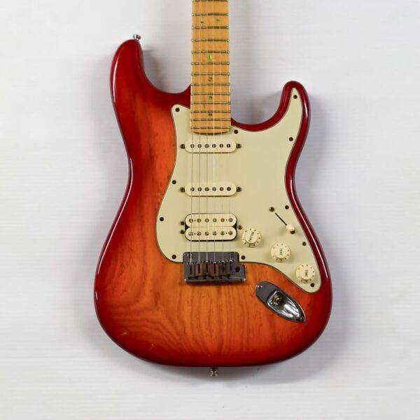 Fender American Deluxe Fat Stratocaster HSS - Aged Cherry Burst