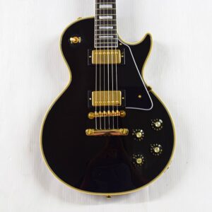 Gibson 1968 Les Paul Custom Reissue - Ebony, Murphy Lab Ultra Light Age