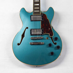D'Angelico Premier Mini DC with Ebony Fretboard - Ocean Turquoise
