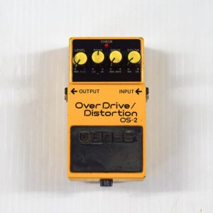 Boss OS-2 OverDrive/Distortion (Silver Label) - Yellow