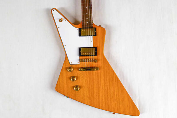 Epiphone '58 Korina Explorer Left-Handed (DEMO, Neck Repair)- Aged Natural