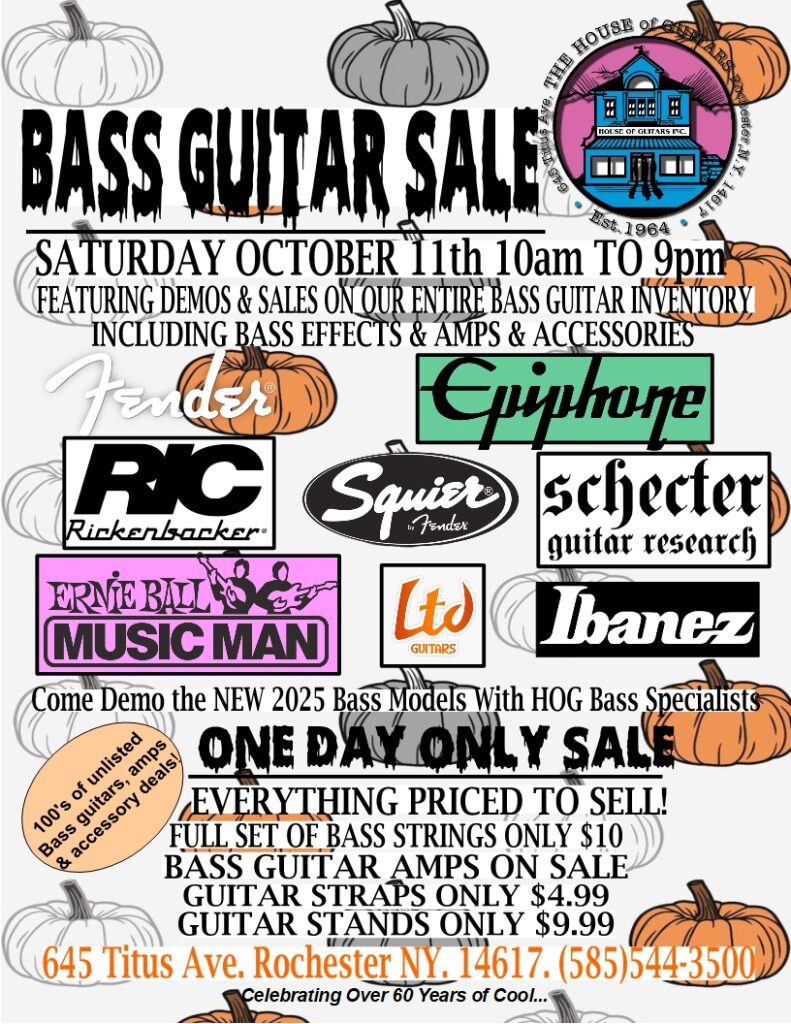 Bass Guitar Day & Sale