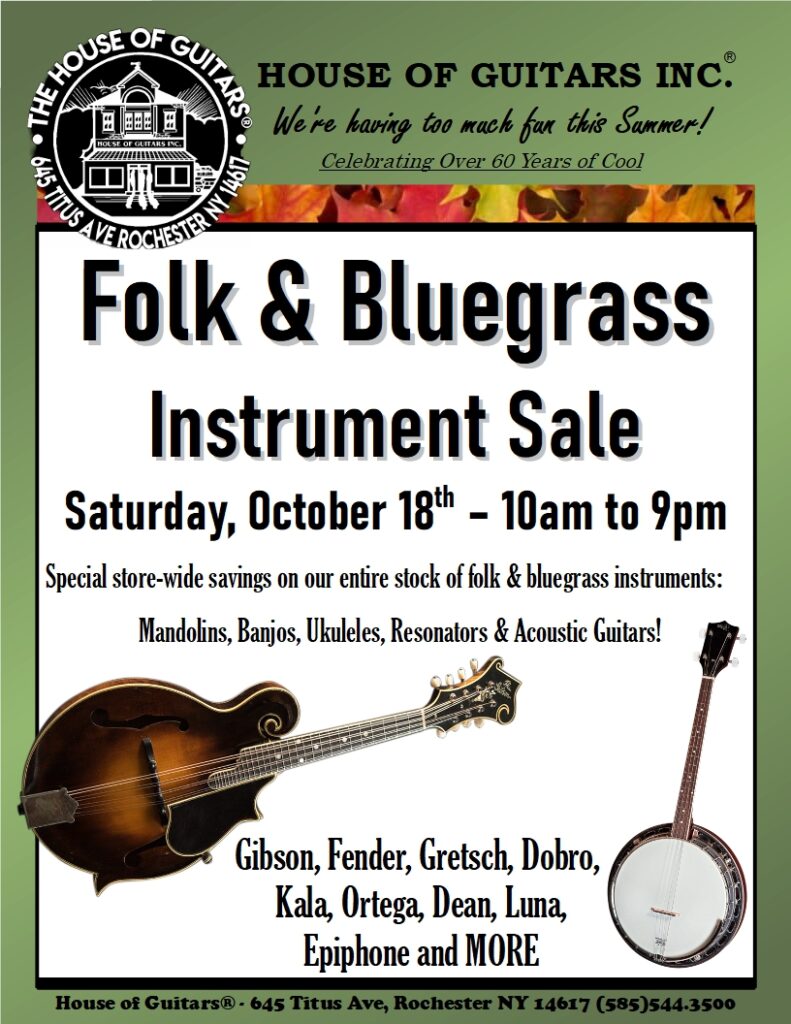 Folk & Bluegrass Sale