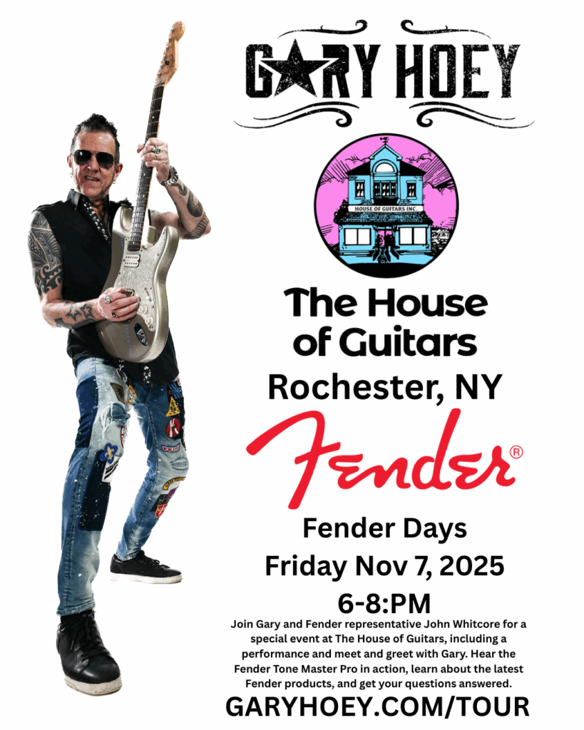 Gary Hoey Instore & Fender Sale
