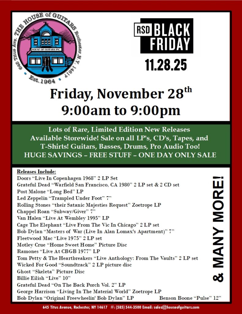 Black Friday Record Store Day!