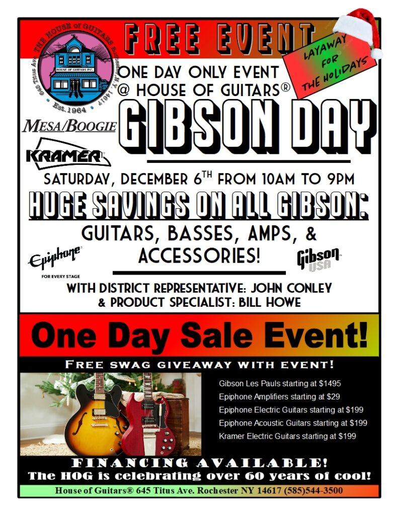 Gibson Day & Sale