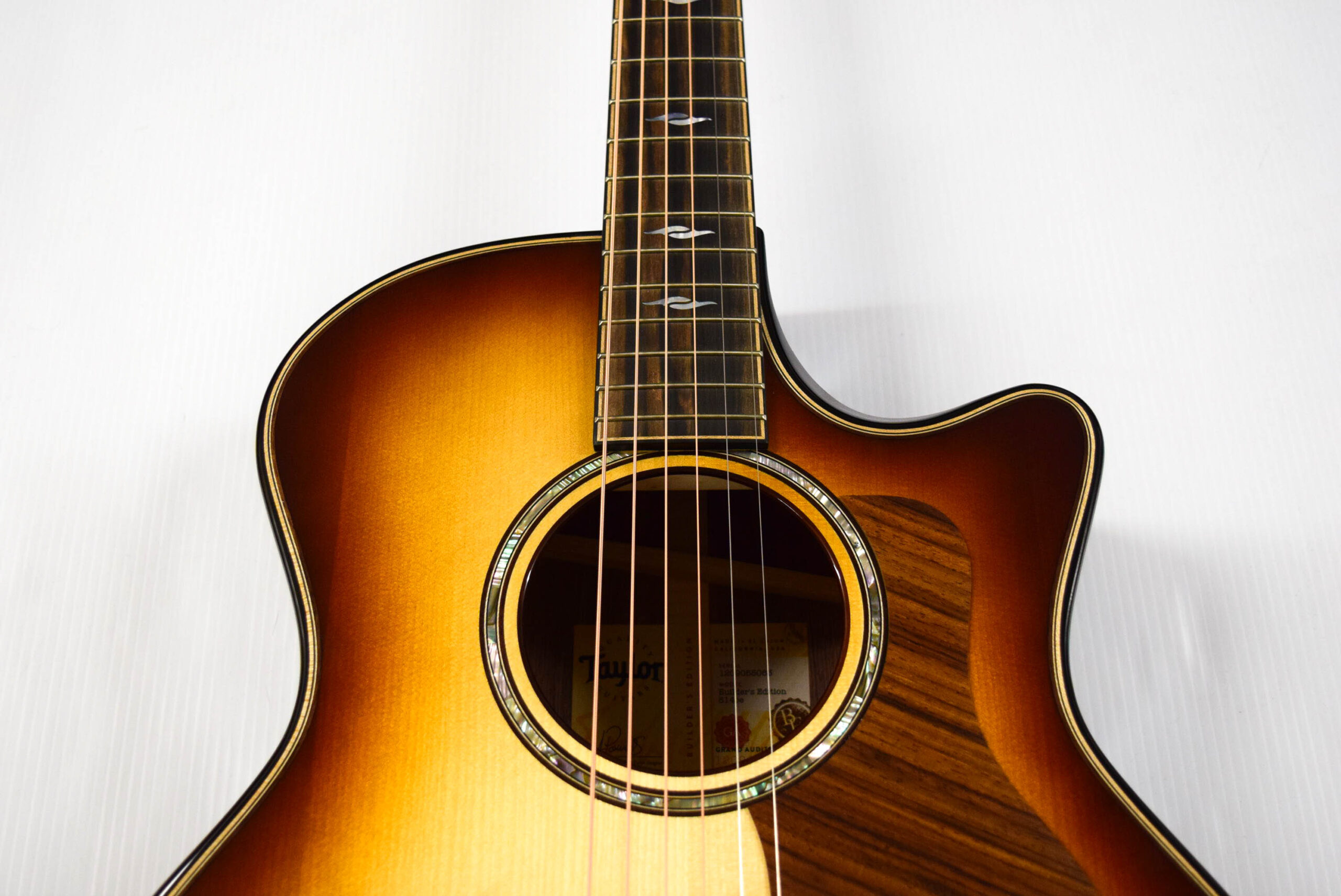 Taylor 814ce Builder's Edition Adirondack Spruce Grand Auditorium Acoustic Guitar - Shaded Edgeburst - Image 2