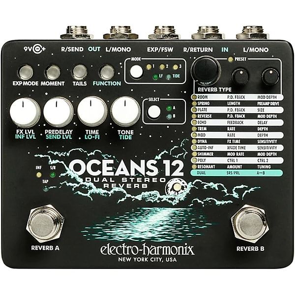 Electro-Harmonix Oceans 12 - Black